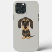 Drahthaar Dackel | Niedlicher Cartoon Dog Teckel