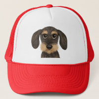 Drahthaar Dackel | Niedlicher Cartoon Dog Teckel