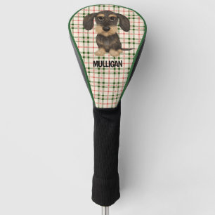 Drahthaar Dackel Niedlicher Hund Teckel Individu Golf Headcover
