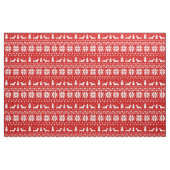 Drahthaar-Dackel-Silhouette-Weihnachtsmuster Stoff (Fat Quarter (45,7 x 55,9 cm))