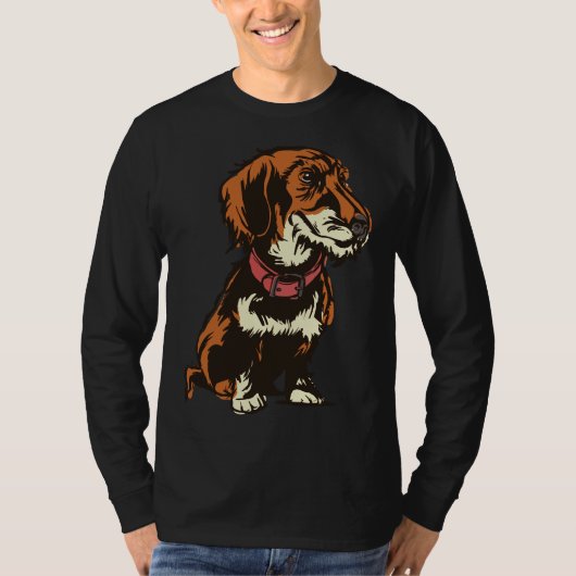 Drahthaar Dackel T-Shirt (Vorderseite)