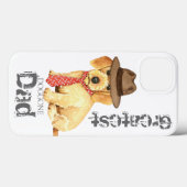 Drahthaar Dackel Vater Case-Mate iPhone Hülle (Rückseite (Horizontal))