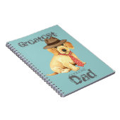 Drahthaar Dackel Vater Notizblock (Rechte Seite)