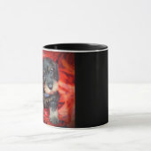 Drahthaar-Dackelwelpen-Kaffee-Tasse Tasse (Zentrum)