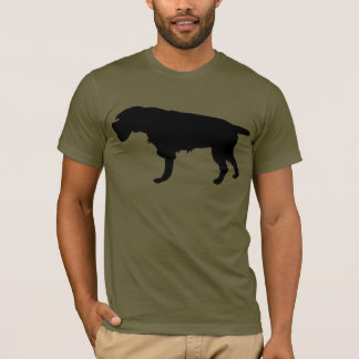 Drahthaar, das Griffon neuen Gang zeigt T-Shirt