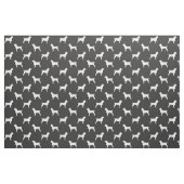 Drahthaar, das Griffon Silhouette-Muster zeigt Stoff (Fat Quarter (45,7 x 55,9 cm))