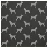 Drahthaar, das Griffon Silhouette-Muster zeigt Stoff (Muster)