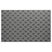 Drahthaar, das Griffon Silhouette-Muster zeigt Stoff (Fat Quarter (45,7 x 55,9 cm))