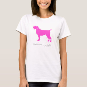 Drahthaar, das Griffon T - Shirt (Rosa, zeigt)