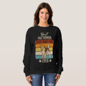 Drahthaar Fox Terrier Dog Vater Vater Sweatshirt (Vorne ganz)