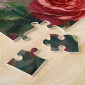 Drahthaar-Fuchs-Terrier Rose Cottage Kunst Puzzle (Seite)
