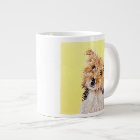 Drahthaar JRT Jumbo-Tasse (Vorderseite Rechts)