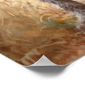 Drahthaar Pointing Griffon Dog Art Print Poster (Ecke)