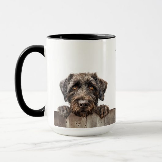 Drahthaar Pointing Griffon Dog Tasse (Links)