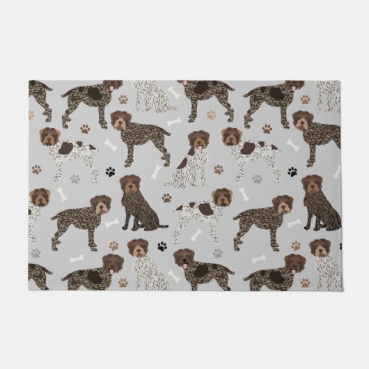 Drahthaar Pointing Griffon Fußmatte (Vorderseite)