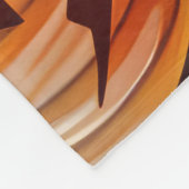 Drahthaar Pointing Griffon Halloween Spooky Fleecedecke (Ecke)