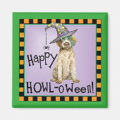 Drahthaar Pointing Griffon Hexe Magnet (Vorne)