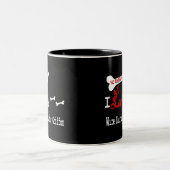 Drahthaar Pointing Griffon (I Liebe) Tasse (Mittel)