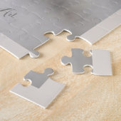 Drahthaar Pointing Griffon, Jagd auf Holzhaken Puzzle (Seite)