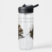 Drahthaar Pointing Griffon, Jagd auf Holzhaken Trinkflasche (Links)