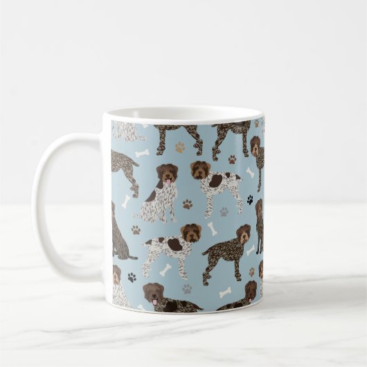 Drahthaar Pointing Griffon Kaffeetasse (Links)