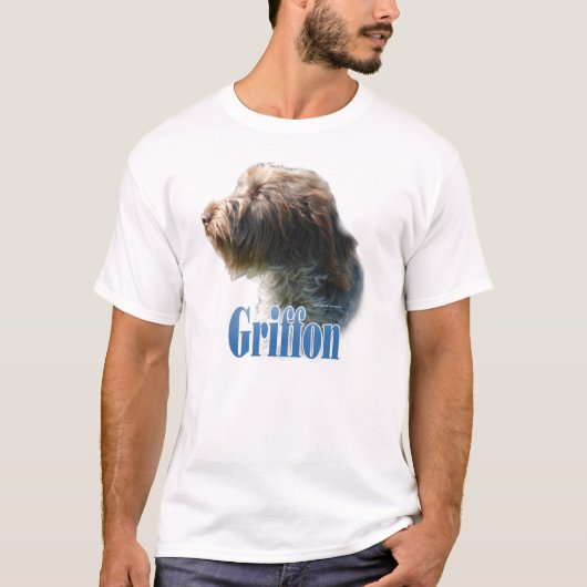 Drahthaar Pointing Griffon Name T-Shirt (Vorderseite)