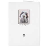 Drahthaar Pointing Griffon Painting - Dog Art (Hinten)