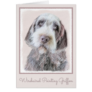 Drahthaar Pointing Griffon Painting - Dog Art