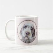 Drahthaar Pointing Griffon Painting - Dog Art Kaffeetasse (Links)