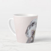 Drahthaar Pointing Griffon Painting - Dog Art Milchtasse (Linke Ecke)