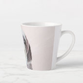 Drahthaar Pointing Griffon Painting - Dog Art Milchtasse (Rechts)