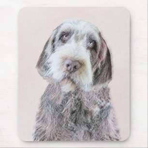 Drahthaar Pointing Griffon Painting - Dog Art Mousepad
