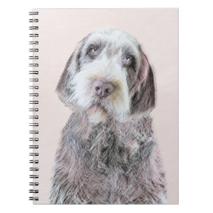 Drahthaar Pointing Griffon Painting - Dog Art Notizblock