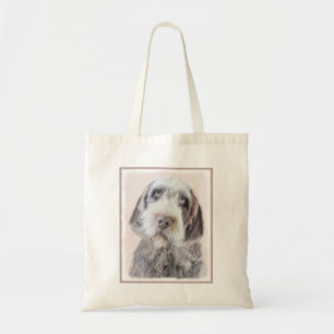 Drahthaar Pointing Griffon Painting - Dog Art Tragetasche