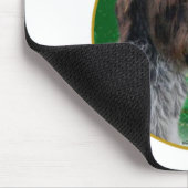 Drahthaar Pointing Griffon Peace Mousepad (Ecke)