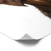 Drahthaar-Pointing Griffon Personalisiert Print Poster (Ecke)