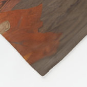 Drahthaar Pointing Griffon Puppy Herbst Fleecedecke (Ecke)