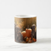 Drahthaar Pointing Griffon Puppy Herbst Kaffeetasse (Mittel)