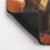Drahthaar Pointing Griffon Puppy Herbst Mousepad (Ecke)