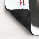 Drahthaar Pointing Griffon Santa Paws Mousepad (Ecke)
