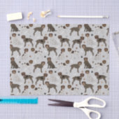 Drahthaar Pointing Griffon Seidenpapier (Handwerk)