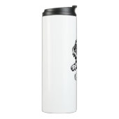 Drahthaar Pointing Griffon Thermosbecher (Nach links gedreht)