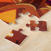 Drahthaar Pointing Griffon Vampire Pumpkins Beängs Puzzle (Seite)