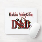 Drahthaar Pointing Griffon Vater Mousepad (Mit Mouse)