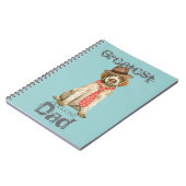 Drahthaar Pointing Griffon Vater Notizblock (Linke Seite)