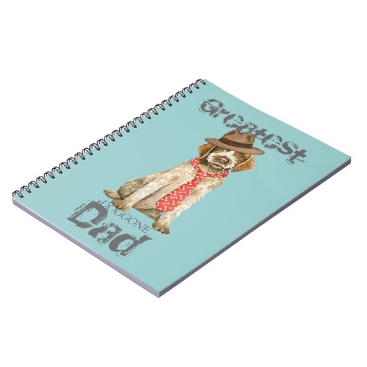 Drahthaar Pointing Griffon Vater Notizblock (Linke Seite)