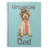 Drahthaar Pointing Griffon Vater Notizblock (Vorderseite)