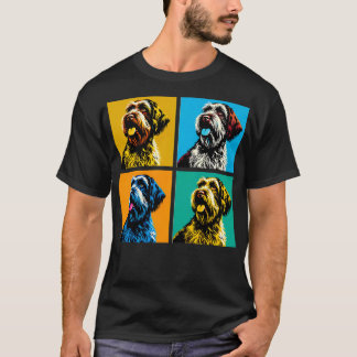 Drahthaar Pointing Griffons Art Dog Lover Gaben 2 T-Shirt