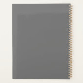 Drahthaar Pointing Hund im Schnee Weihnachten Planer (Rückseite)