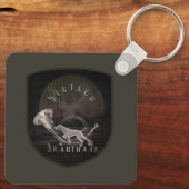 Drahthaar T-Shirt Trucker Hat Schlüsselanhänger (Rückseite)